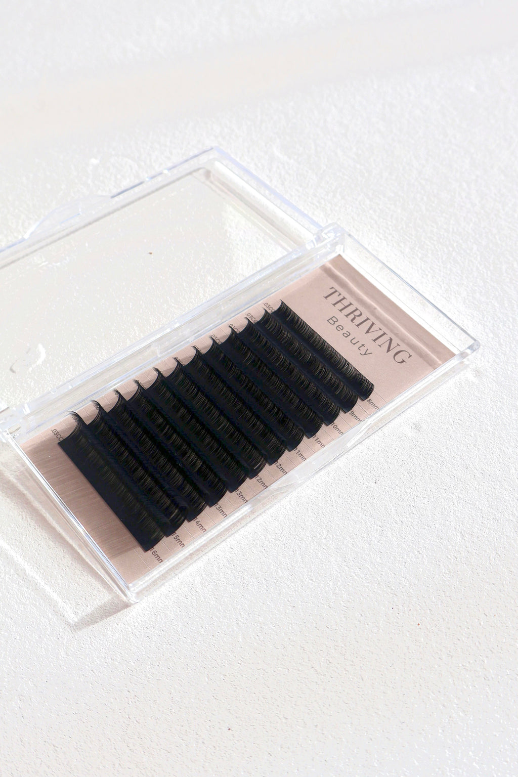 Cashmere Luxe Mixed Length Lash Tray 8-16mm - Ultra Matte Lash Strips for Volume, Hybrid, Wet and Wispy Sets